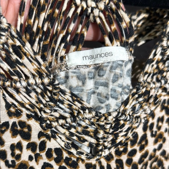 Maurices Leopard Print Racerback Tank - Picture 7 of 7